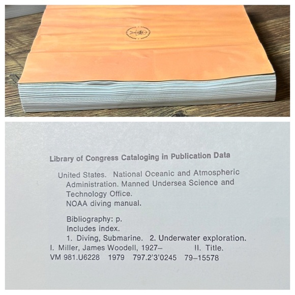 NOAA Diving Manual 2nd Edition Diving for Science & Technology - Picture 7 of 7